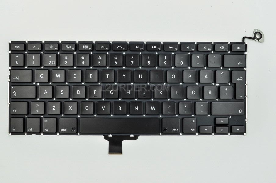 NEW Swedish Keyboard for Apple Macbook Pro 13" A1278 2009 2010 2011 2012