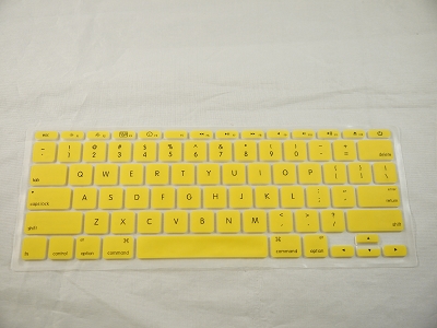 Keyboard Cover Skin 0.1mm M&S Crystal Guard for Apple MacBook Air 11" A1370 2010 2011 Yellow