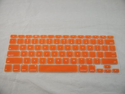 NEW Keyboard Cover Skin For MacBook 13" MacBook Air 13" MacBook Pro 15" 0.1mm M&S Crystal Guard Orange