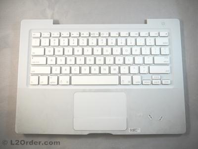 80% NEW White Top Case Palm Rest with US Keyboard and Trackpad Touchpad for Apple MacBook 13" A1181 2006 2007 2008 2009