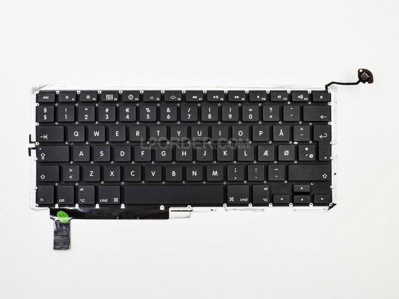 USED Danish Keyboard With Backlight for Apple MacBook Pro 15" A1286 2009 2010 2011 2012