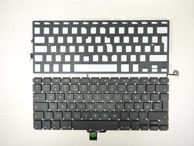 USED Norwegian Keyboard with Backlight for Apple MacBook 13" A1278 2009 2010 2011 2012