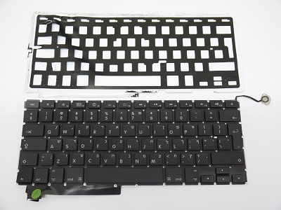 USED Hebrew Keyboard Backlight Backlit for Apple MacBook Pro 15" A1286 2009 2010 2011 2012 Israel