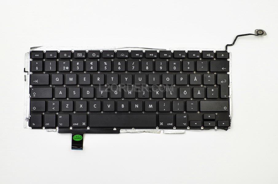 USED Sweden Swedish Keyboard Backlit Backlight for Apple Macbook Pro 17" A1297 2009 2010 2011