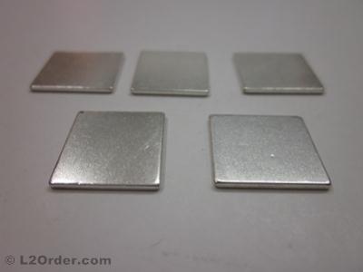 1x 1.0mm Silver Shim