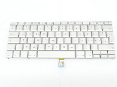 90% New Silver Swiss Switzerland Keyboard with Backlit Backlight US Model Compatible for Apple Macbook Pro 15" A1260 2008