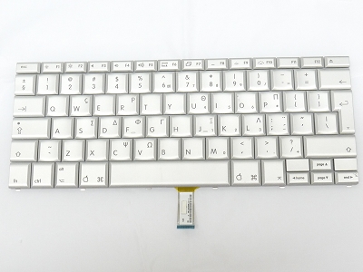 90% New Silver Greek Keyboard Backlight for Apple Macbook Pro 15" A1226 2007 US Model Compatible