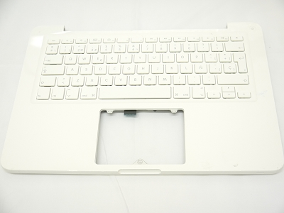 95% NEW Top Case Palm Rest with Spanish Spain Keyboard No Speaker for Apple MacBook 13" A1342 White 2009 2010