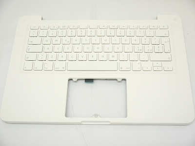 95% NEW Top Case Palm Rest with Italian Italy Keyboard No Speaker for Apple MacBook 13" A1342 White 2009 2010