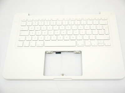 95% NEW Top Case Palm Rest with UK Keyboard No Speaker for Apple MacBook 13" A1342 White 2009 2010