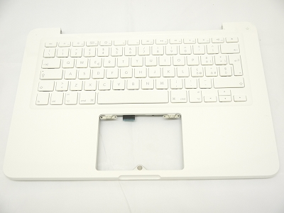 85% NEW Top Case Palm Rest with Italian Italy Keyboard No Speaker for Apple MacBook 13" A1342 White 2009 2010