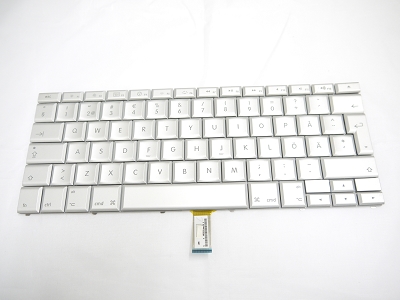 99% NEW Silver Swedish Keyboard Backlit Backlight for Apple Macbook Pro 15" A1260 2008 US Model Compatible