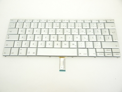 90% New Silver Croatian Keyboard Backlight for Apple Macbook Pro 15" A1226 2007