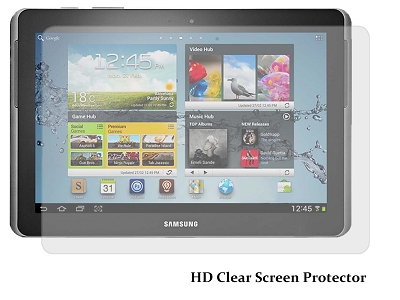 HD Clear Screen Protector Cover for Samsung N8000 10.1"