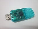 USB SD Reader Blue