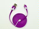 6FT Purple Micro USB to USB 2.0 Charging Charger Sync Data Cable Cord for Samsung Galaxy Kindle Fire Nexus LG HTC Smartphone Tablet