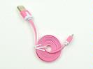 3FT Light Pink Micro USB to USB 2.0 Charging Charger Sync Data Cable Cord for Samsung Galaxy Kindle Fire Nexus LG HTC Smartphone Tablet
