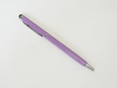 2in1 Light Purple Capacitive Touch Screen Stylus with Ball Point Pen For iPhone iPad ipod Touch