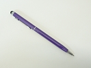 2in1 Deep Purple Capacitive Touch Screen Stylus with Ball Point Pen For iPhone iPad ipod Touch