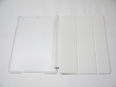 White Slim Smart Magnetic PU Leather Cover Case Sleep Wake with Stand for Apple iPad Air