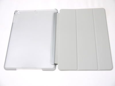 Gray Slim Smart Magnetic PU Leather Cover Case Sleep Wake with Stand for Apple iPad Air