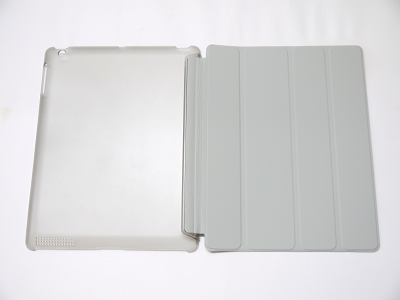 Gray Slim Smart Magnetic PU Leather Cover Case Sleep Wake with Stand for Apple iPad 2 3 4