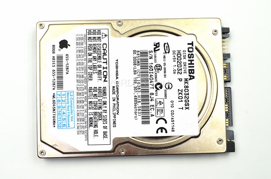 2.5 inch 80GB SATA Hard Drive For Apple MacBook Mac Mini