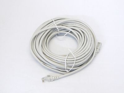 50 FT 15M ETA/TIA CAT5e CAT5 RJ45 Ethernet LAN Network Patch Cable Grey Snagless Male