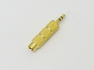 Gold-plated 6.5 F To 3.5 M Audio Adapter Converter