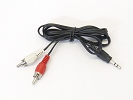 1/8&quot; 3.5mm Plug Jack to 2 RCA Male Stereo Audio Y adapter Adaptor Cable