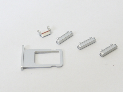 NEW Sliver Side Power Button Mute Switch Volume Key Sim Card Holder for iPhone 6 4.7" A1549 A1586 A1589