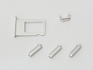 NEW Sliver Side Power Button Mute Switch Volume Key Sim Card Holder for iPhone 6 Plus 5.5" A1522 A1524 A1593