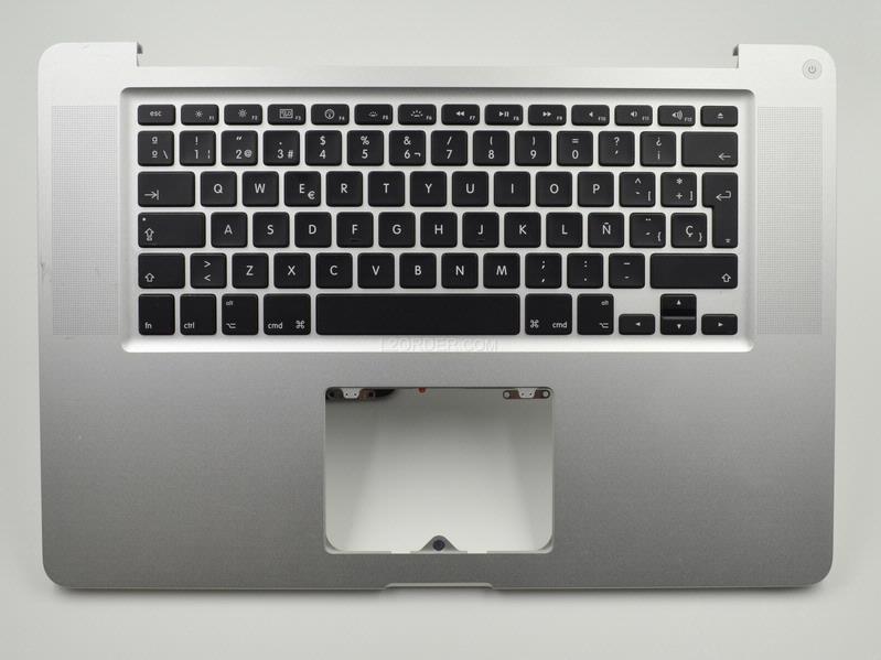 Grade B Top Case Palm Rest Spanish Keyboard without Trackpad Touchpad for Apple Macbook Pro 15" A1286 2011