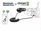3 in 1 Music Handsfree USB Charger Car AUX Wireless Bluetooth Stereo Receiver Adapter