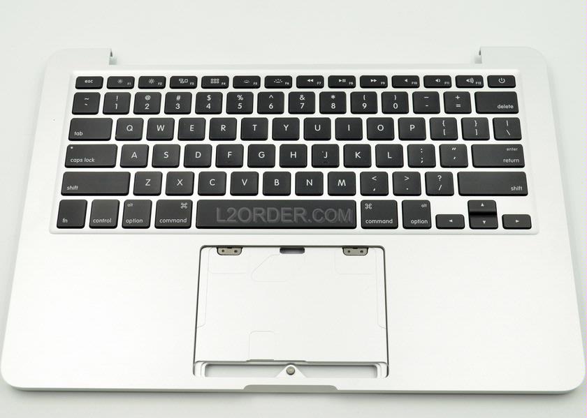 Grade A US Keyboard Top Case Palm Rest without Trackpad for Apple Macbook Pro 13" A1502 2013 2014 Retina