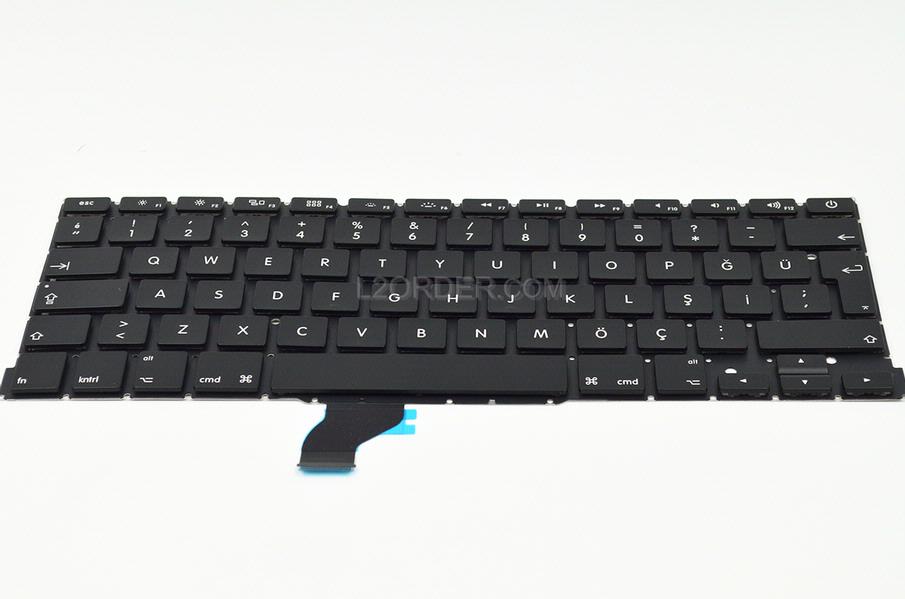 NEW Turkey Keyboard for Apple Macbook Pro A1502 13" 2013 2014 2015 Retina