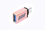 E2E Rose Gold USB 3.0 to USB Type-C OTG Adapter for USB-C Devices Smart Phone Table and Laptop