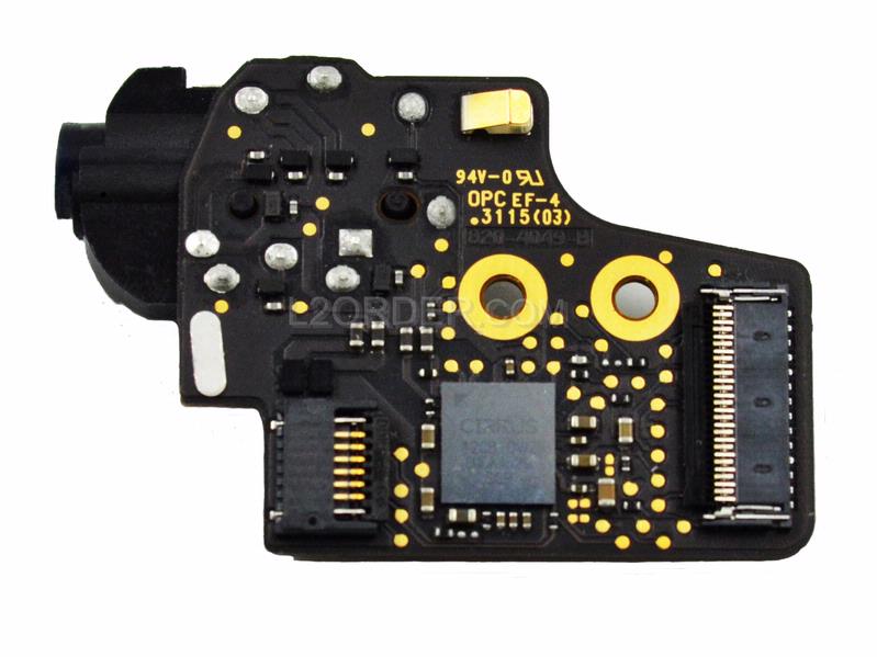NEW Black Audio Jack Board 820-4049-B for Apple MacBook 12" Retina A1534 2015 2016 2017