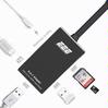 E2E Black USB 3.1 Type-C to 4K HDMI USB 3.0 Port USB-C Charging and SD Card Reader 6-IN-1 Adapter Hub