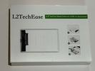 L2TechEase Transparent Clear USB 3.0 2.5" SATA Hard Drive HDD Solid State Drive SSD Enclosure External Case