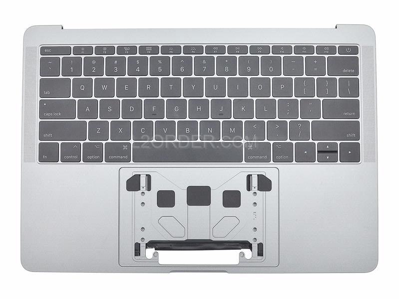 Grade A Space Gray US Keyboard Top Case Palm Rest with Battery A1713 for Apple Macbook Pro 13" A1708 2016 2017 Retina