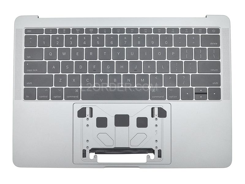 Grade B Space Gray US Keyboard Top Case Palm Rest with Battery A1713 for Apple Macbook Pro 13" A1708 2016 2017 Retina