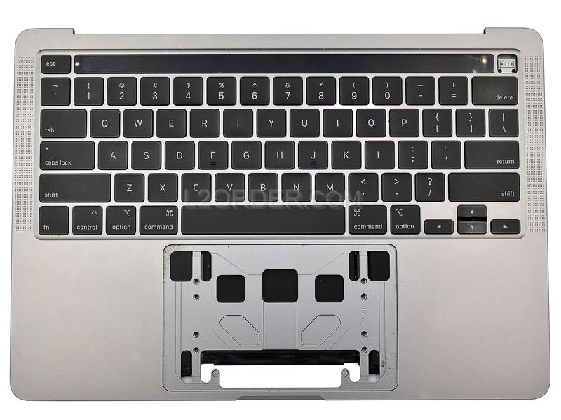 Grade A Space Gray US Keyboard Top Case Palm Rest with Battery A2171 Touch Bar for Apple Macbook Pro 13" A2289 2020 Retina