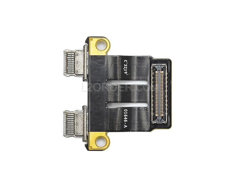 Used DC Jack Charging Port I/O Type-C USB-C Board Flex Cable 821-01646-02 821-01646-A for Apple Macbook Pro 13" A1989 A2159 A2289 A2251 A2338 15" A1990 16" A2141 2018 2019 2020