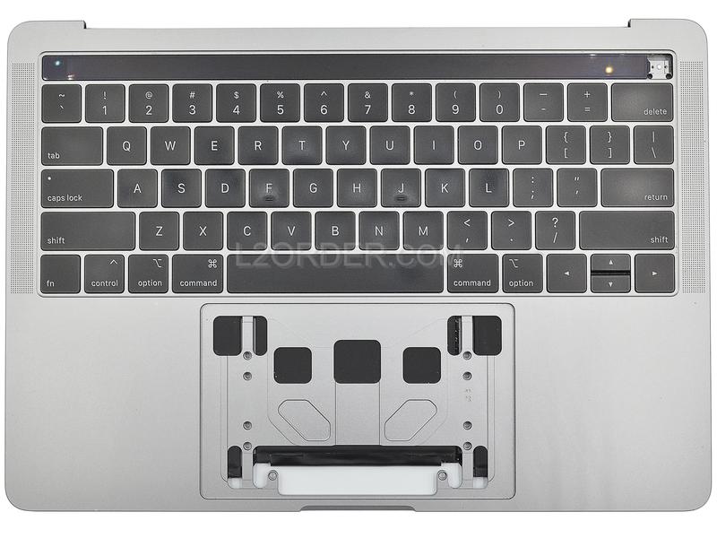 Grade A Space Gray US Keyboard Top Case Palm Rest with Battery A2171 Touch Bar for Apple Macbook Pro 13" A2159 2019 Retina
