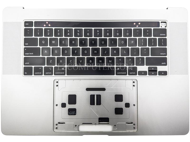 Grade B Silver US Keyboard Top Case Palm Rest with Battery A2113 Touch Bar for Apple Macbook Pro 16" A2141 2019 Retina