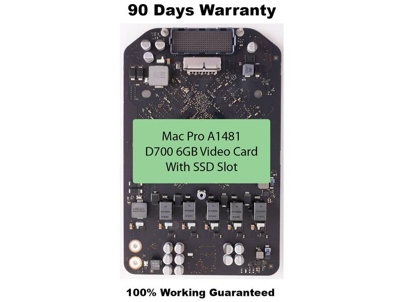 AMD D700 6GB Video Card 820-3633-A Board B with SSD Slot For Mac Pro A1481 2013