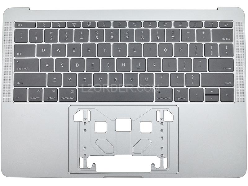 Grade A Space Gray US Keyboard Top Case Palm Rest for Apple Macbook Pro 13" A1708 2016 2017 Retina
