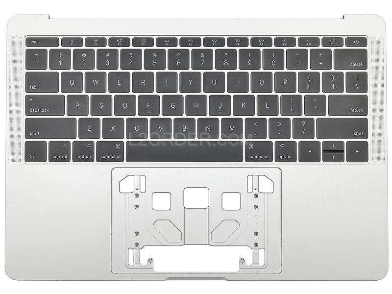 Grade B Silver US Keyboard Top Case Palm Rest for Apple Macbook Pro 13" A1708 2016 2017 Retina