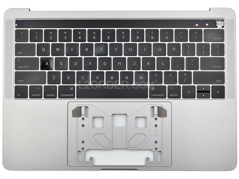 Grade A Space Gray US Keyboard Top Case Palm Rest with Touch Bar for Apple Macbook Pro 13" A1706 2016 2017 Retina